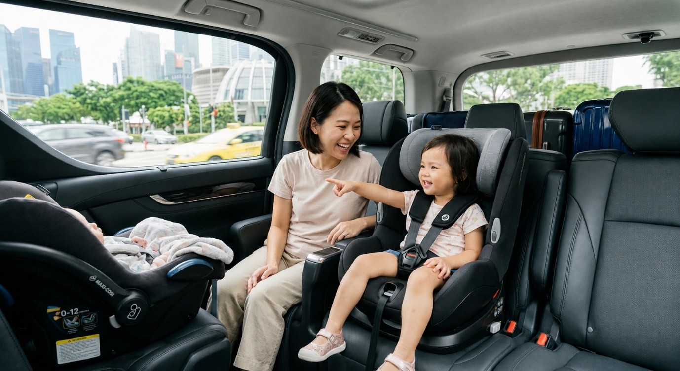 Maxi Cab Singapore with Baby Seat 