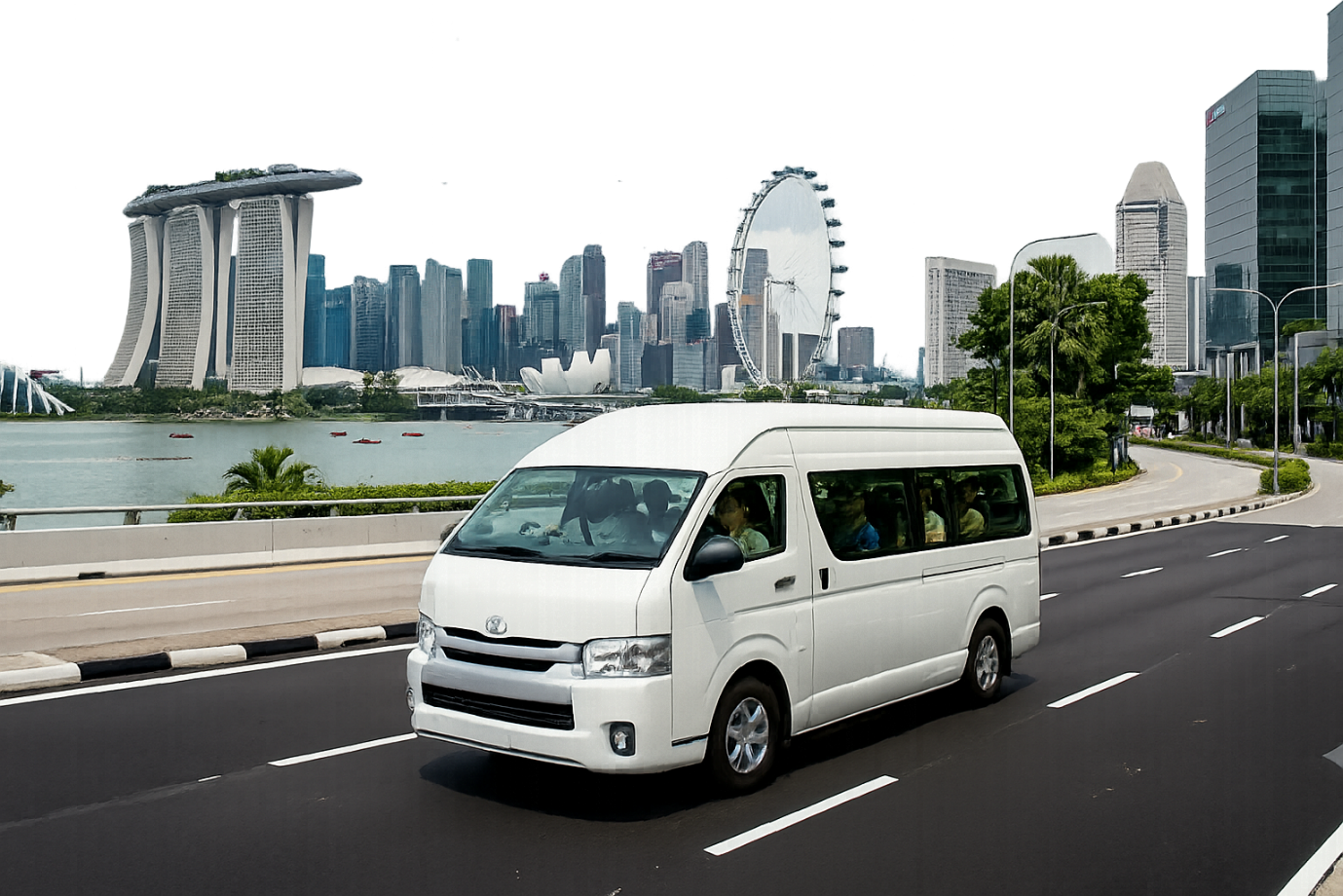 How to Book a 9-13 Seater Minibus Singapore 
