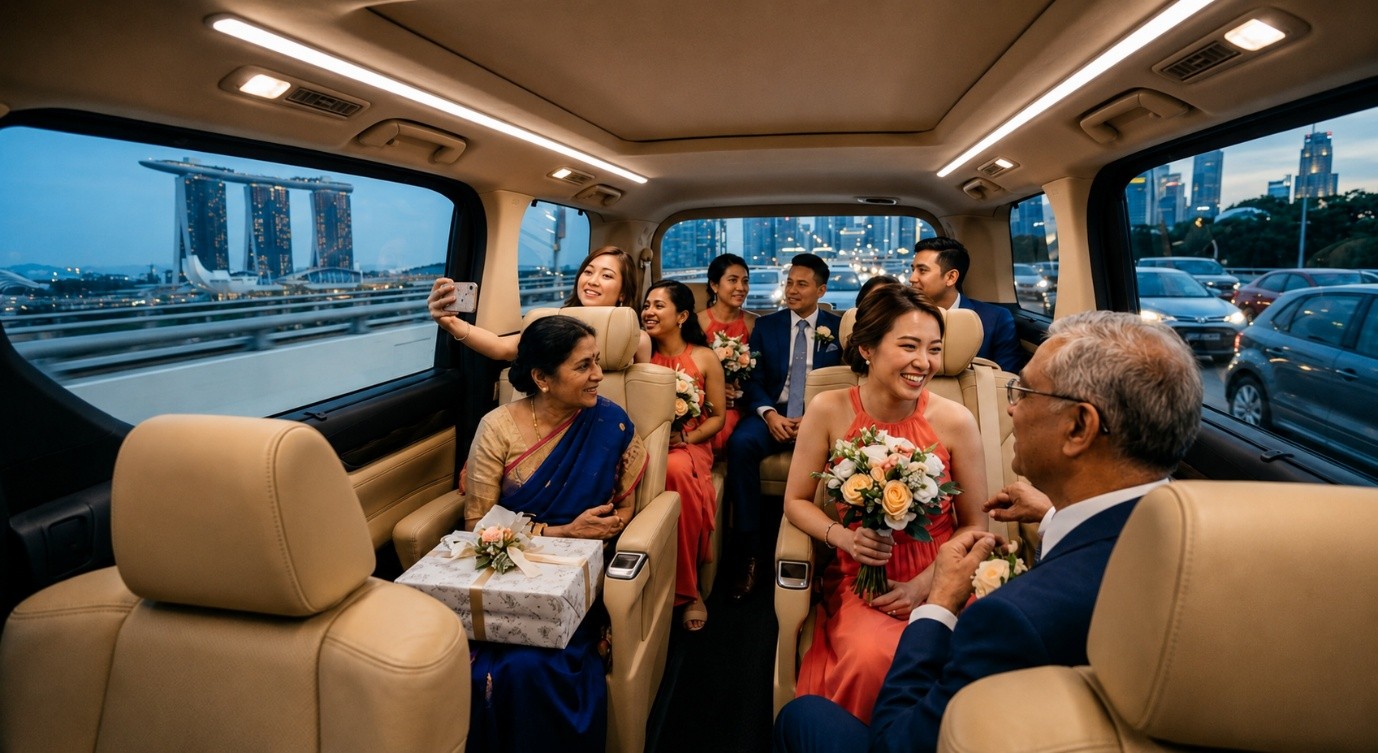 Maxi Cab Booking for Wedding Guests