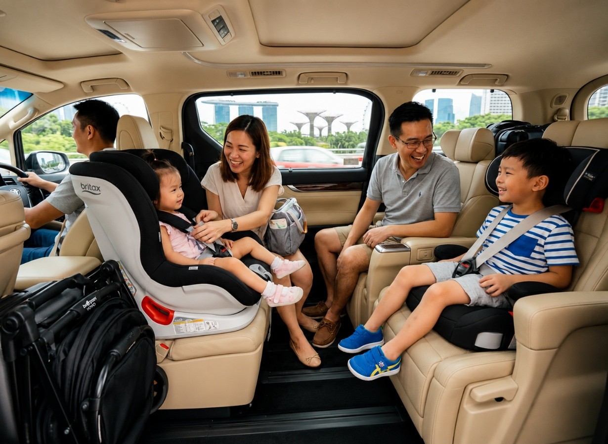 Safe Maxi Cab Travel for Kids in Singapore