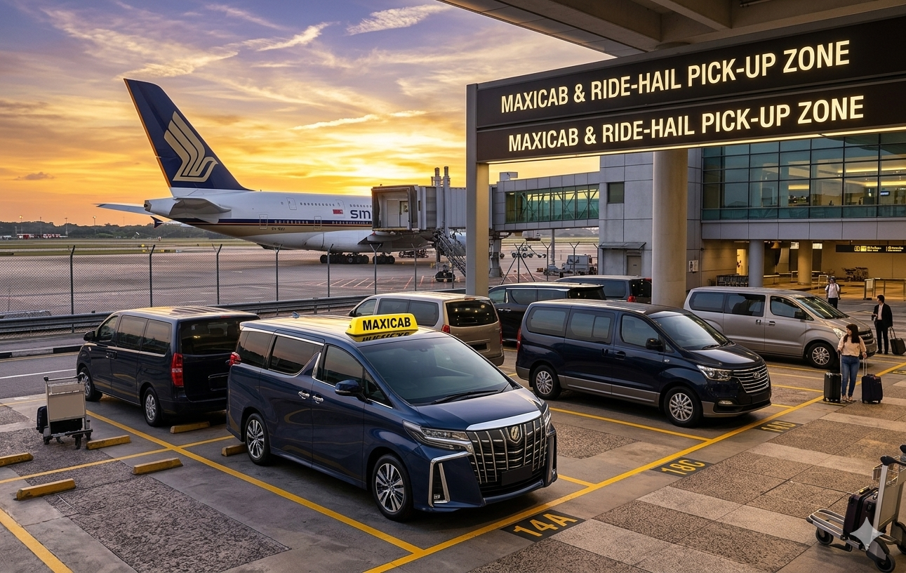 Maxi Cab Airport Transfer Singapore – Changi Airport pickup and drop-off service
